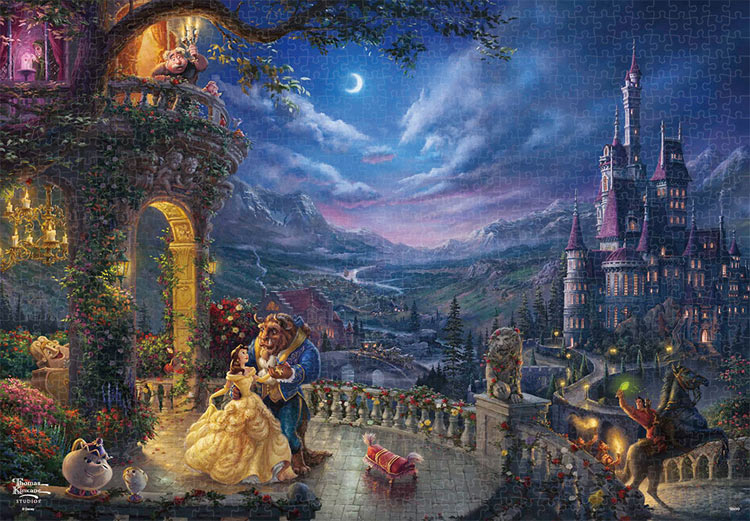 TEN-D1000-069 ディズニー Beauty and the Beast Dancing in the