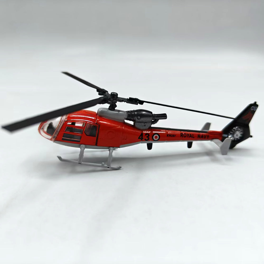 1/100 Scale Aérospatiale Gazelle SA 341 French Helicopter Diecast