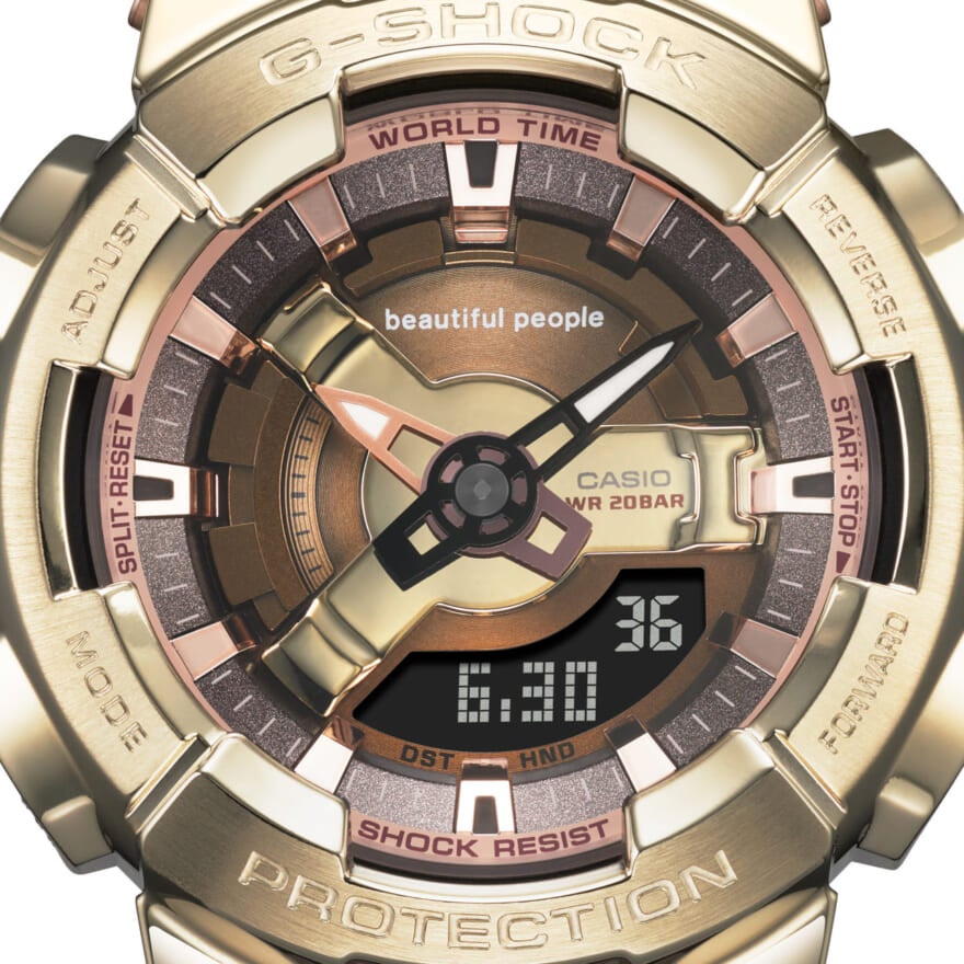 G-SHOCK」と「ビューティフル ピープル」がコラボ！ 高級感漂う大人