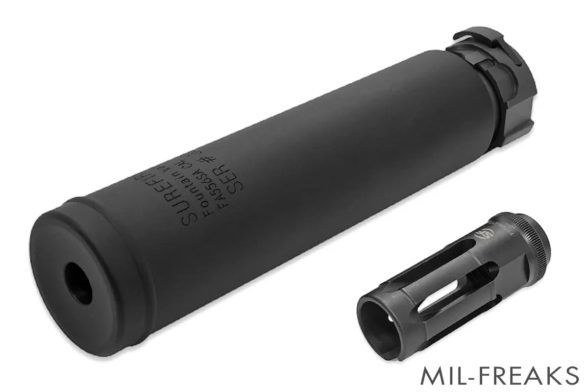 Airsoft Artisan SureFireタイプ FH556SAサプレッサー + FH556-212A