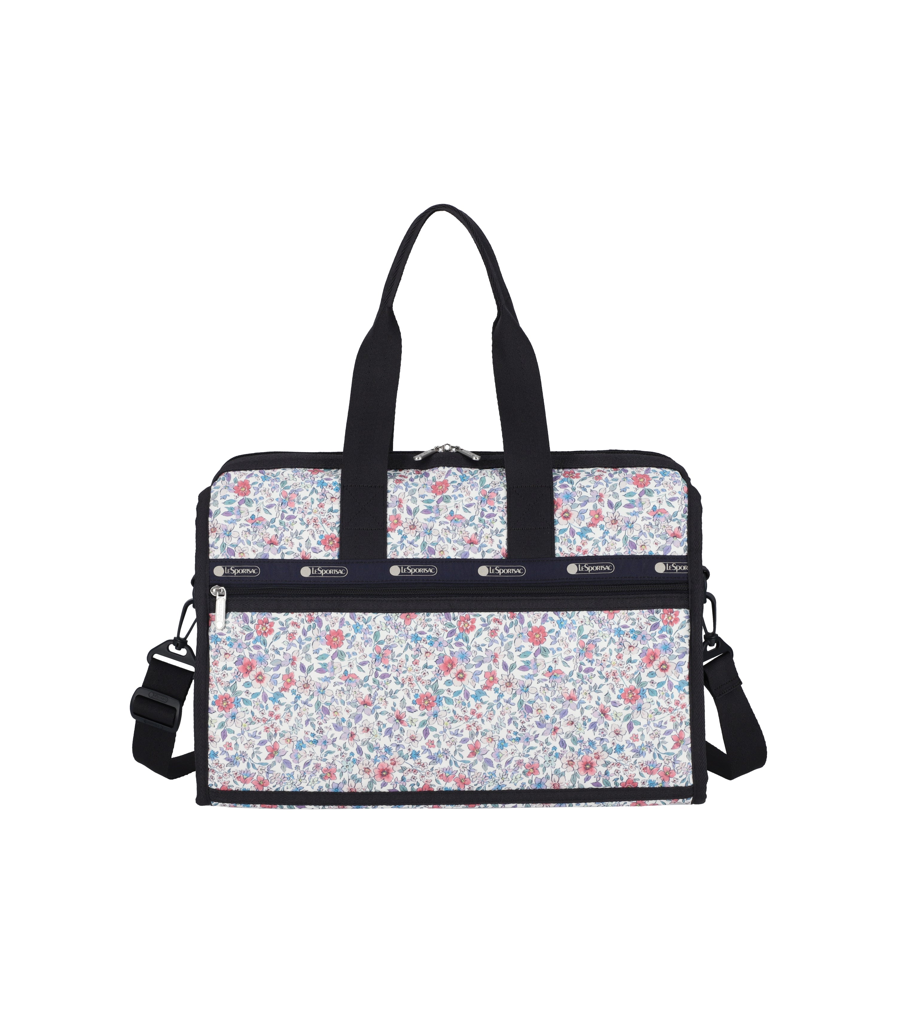 Deluxe Medium Weekender - Tapestry Flower print – LeSportsac