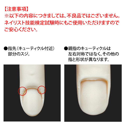 JNEC認定モデルハンド ジェルネイル検定 ネイリスト技能検定 専用