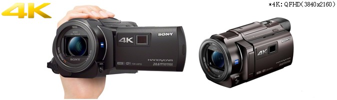小型・軽量化を実現し、「空間光学手ブレ補正」機能を初搭載した4K