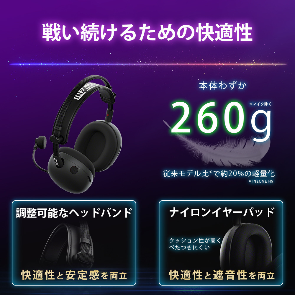 INZONE H9 II 購入 | ゲーミングギア INZONE™（インゾーン） | ソニー