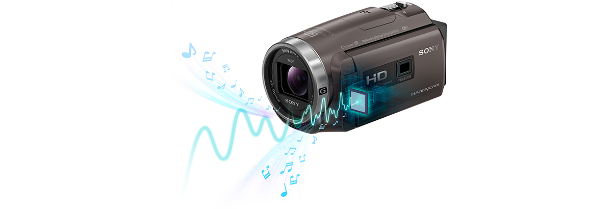 HDR-PJ680 特長 : 高音質機能 | デジタルビデオカメラ Handycam