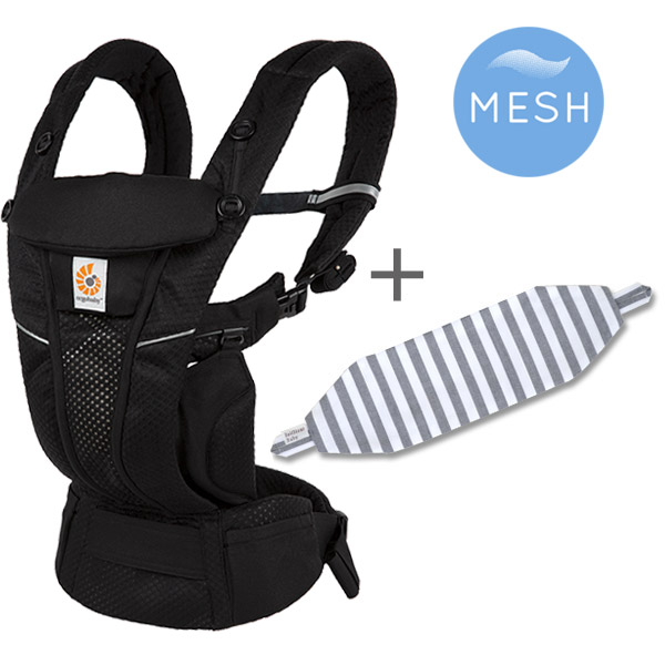 ErgoBabyCarrier オムニ ブリーズ オニキスブラック 専用カバー付き3点