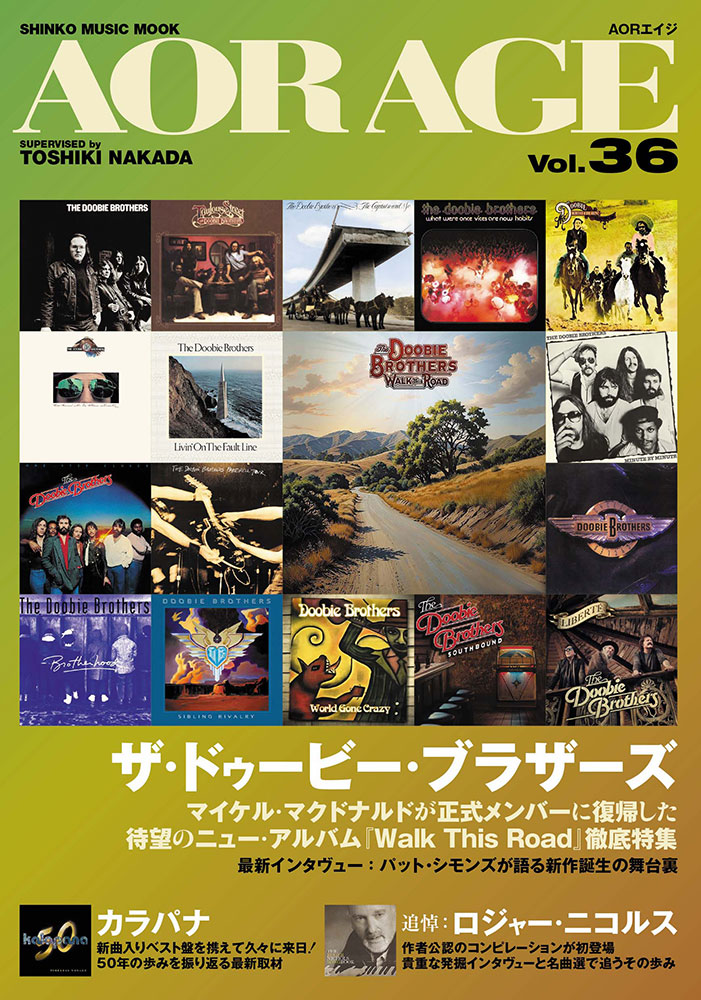 AOR AGE Vol.36〈シンコー・ミュージック・ムック〉 | シンコー