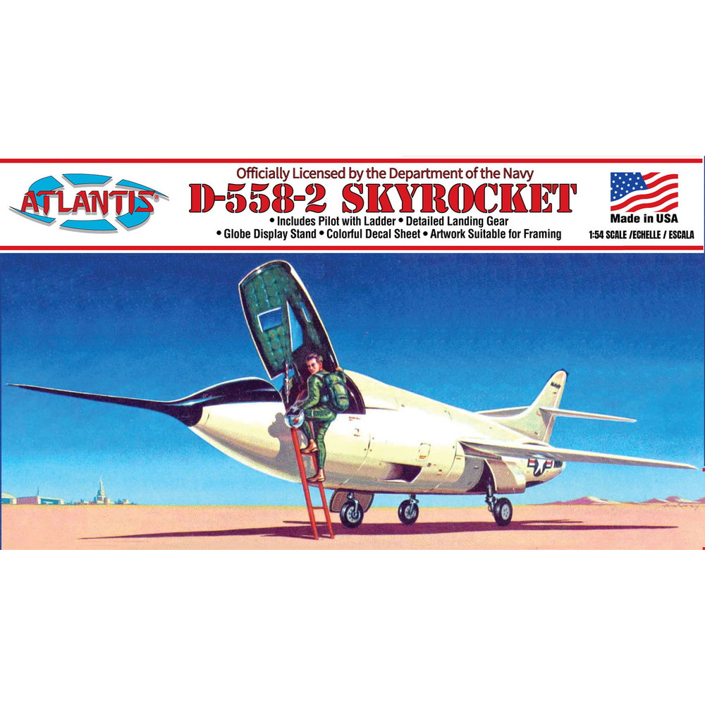 プラモデル :: 飛行機 :: アメリカ海軍 D-558-2 スカイロケット