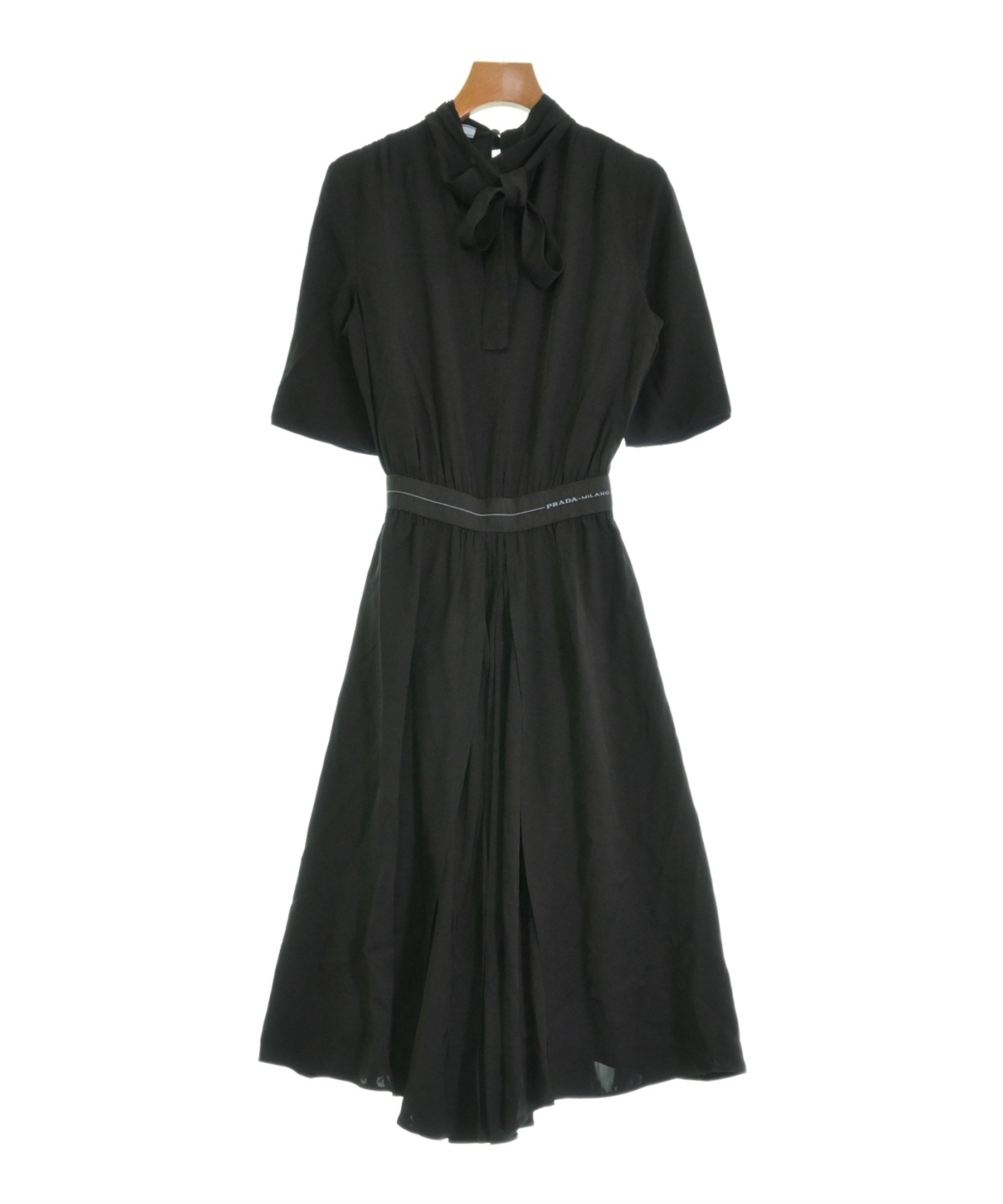 PRADA（プラダ）ワンピース 黒 サイズ:36(S位) レディース
