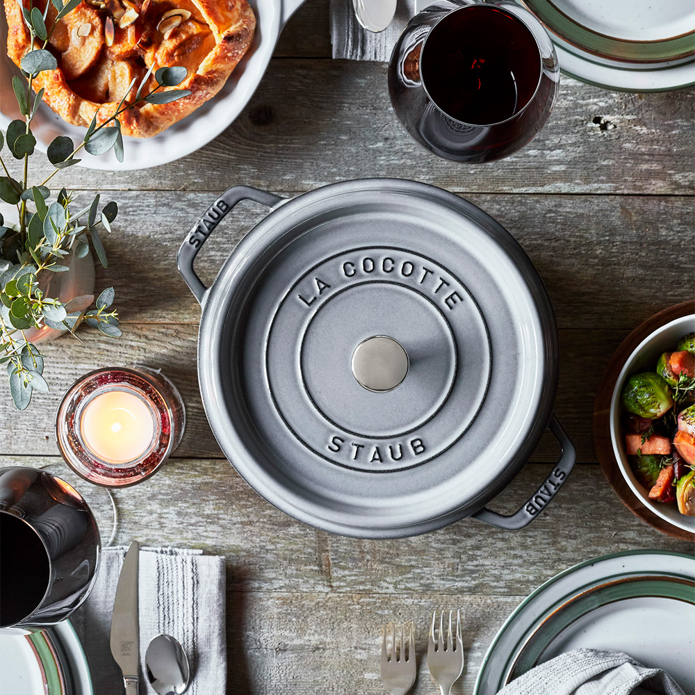 STAUB LA COCOTTE グレー 14 ピコ・ココット ストウブ ココット