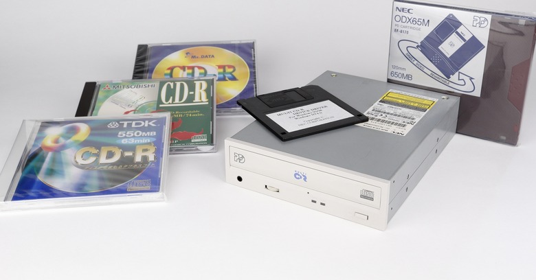 PDにCD-R書き込みも対応した「Multi CD-R」ドライブ（650MB、1998年頃