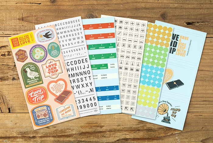 Customized Sticker Set 2025 カスタマイズシール | TRAVELER'S COMPANY