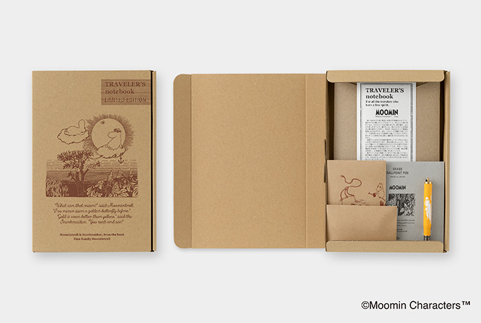 TRAVELER'S notebook Limited Set MOOMIN from the book “The Happy