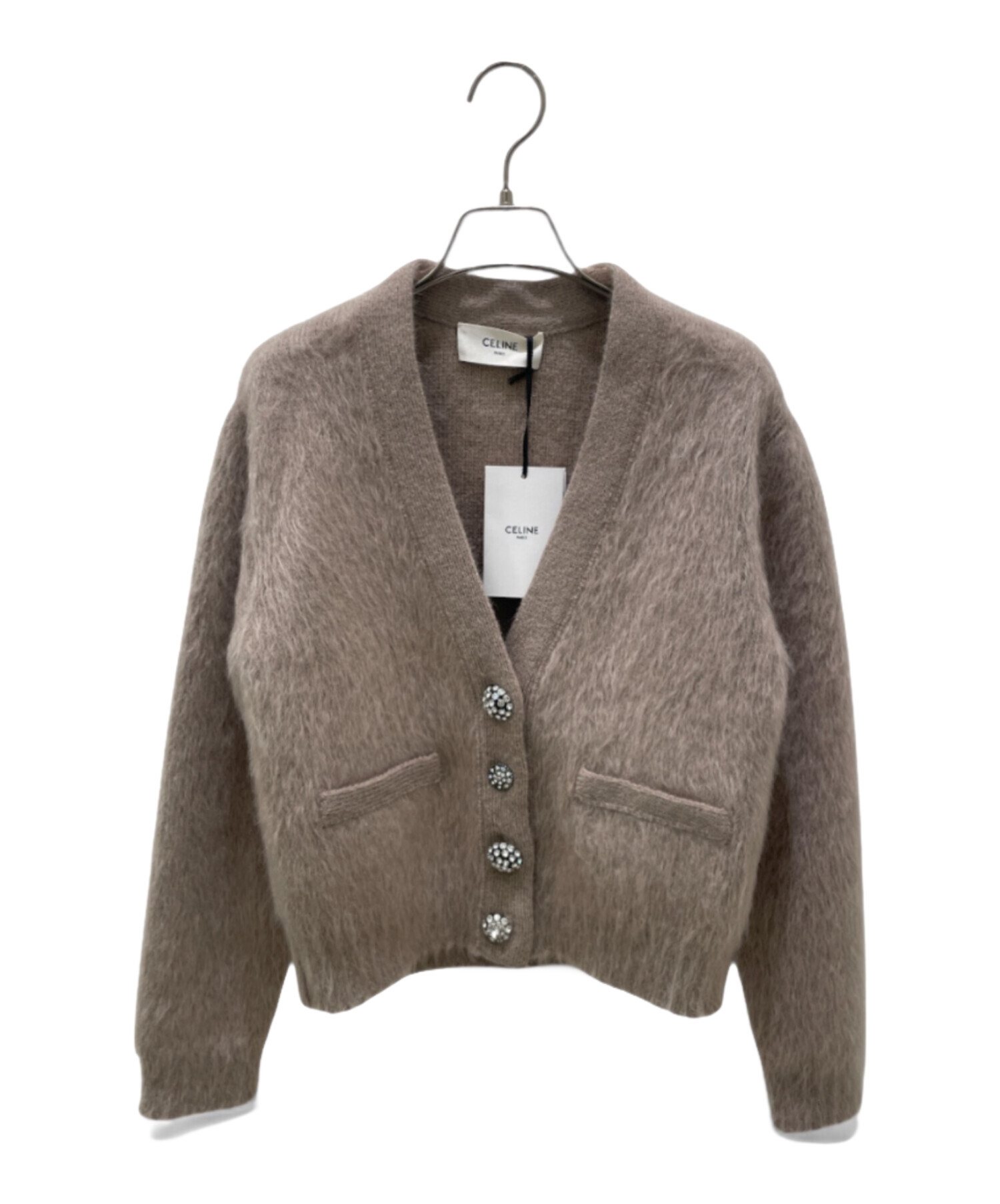 中古・古着通販】CELINE (セリーヌ) 24SS ニットカーディガン ブラウン