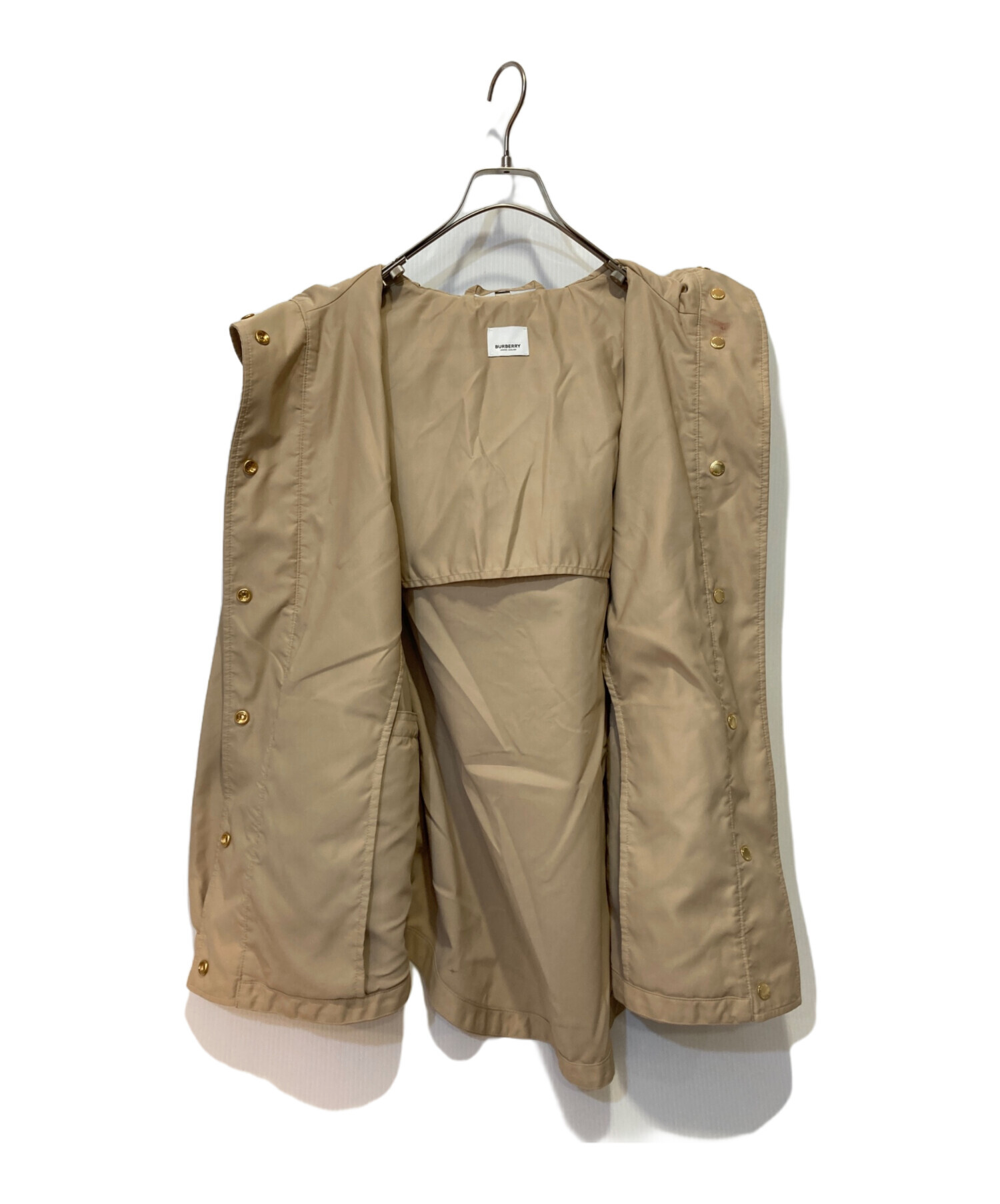 中古・古着通販】BURBERRY (バーバリー) ナイロンジャケット ベージュ