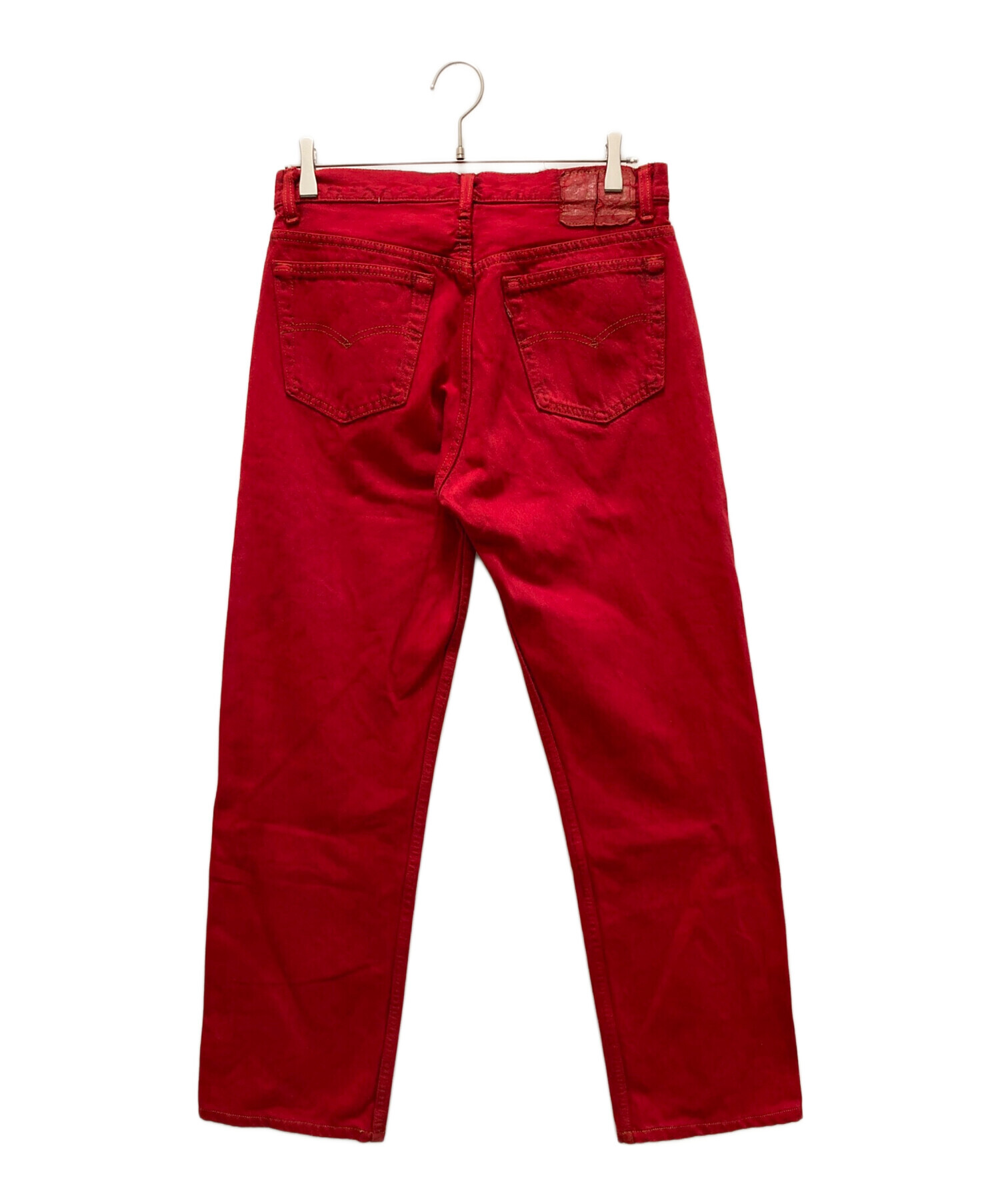 中古・古着通販】LEVI'S (リーバイス) 501 デニムパンツ レッド サイズ