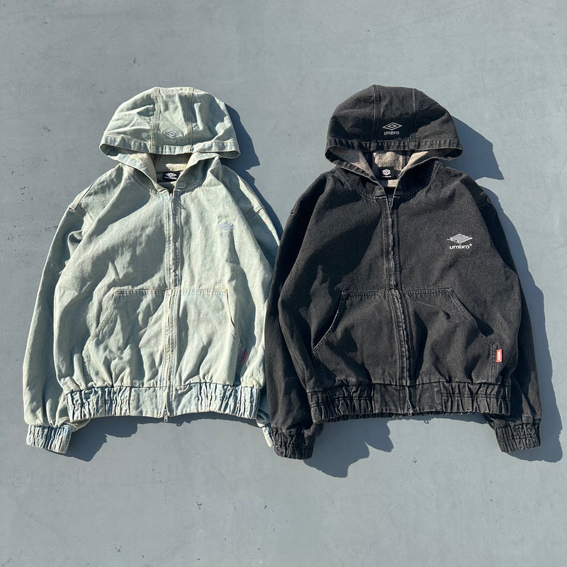 9090 × umbro Denim Zip Hoodie – YZ