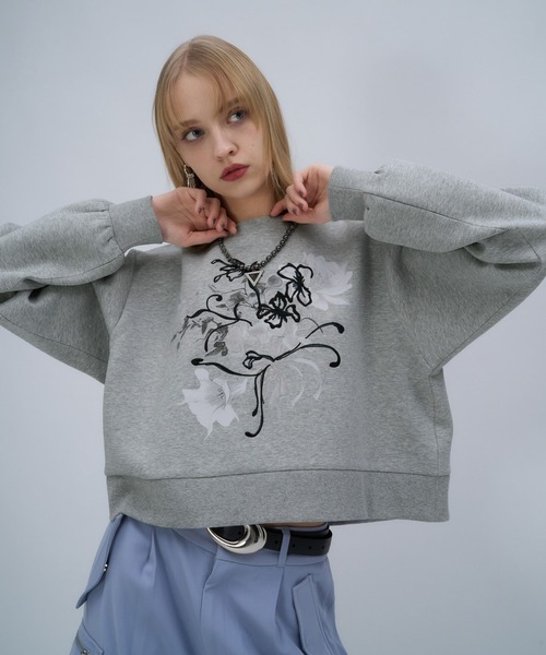 HARE（ハレ） トレーナー スウェット Flowerシシュウスウェット(HARE