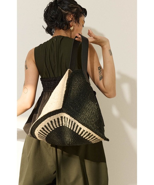 OMMO（オーエムエムオー） かごバッグ カゴバッグ CIRCLE STRAW BAG