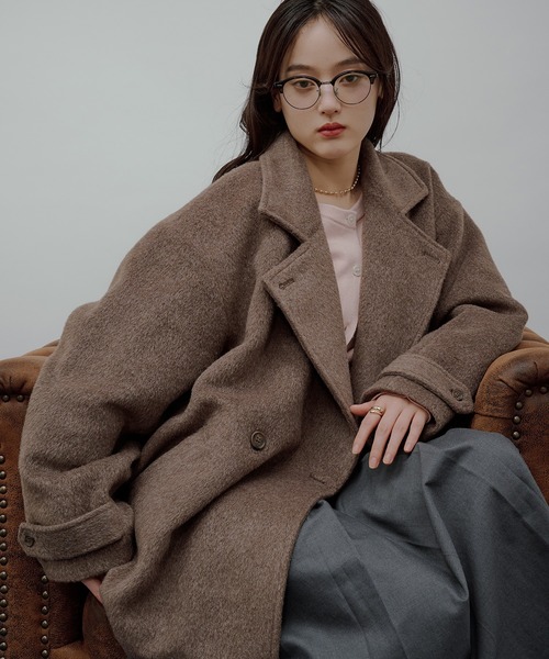 MUHET（ミュエータ） コート アウター shaggy half coat / シャギー