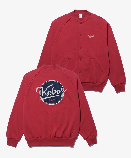 KEBOZ（ケボズ） スタジャン BB LOGO SWEAT VARSITY JACKET メンズ