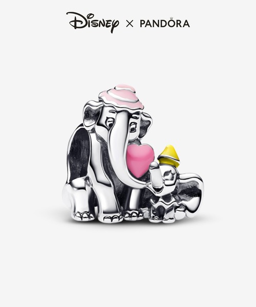 PANDORA（パンドラ） チャーム ディズニー ダンボ ＆ マム チャーム