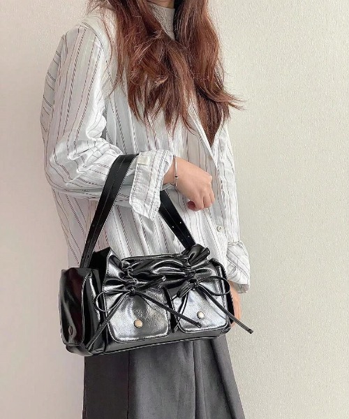 FREE STYLISTS ショルダーバッグ バッグ y2k バレエコア ダブルリボン