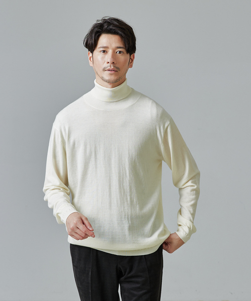 ABAHOUSE（アバハウス） セーター ニット 「シルクの様な光沢