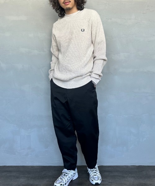 FRED PERRY（フレッドペリー） ニット セーター ワンポイントロゴ刺繍