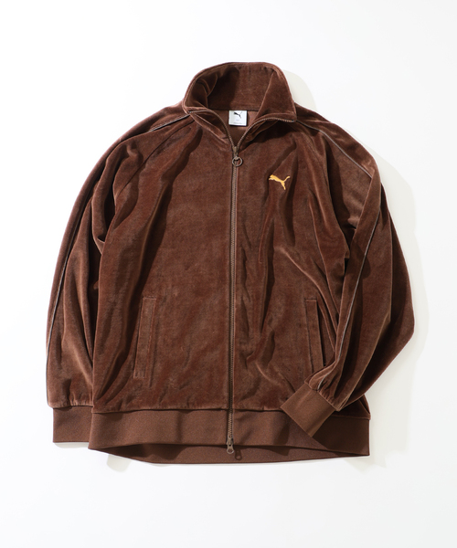 PUMA（プーマ） 別注 ”T7” ベロア トラックジャケット メンズ