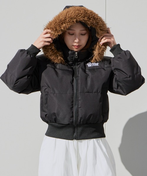 Chick ダウンコート ダウンジャケット Short-Length Quilted N-2B