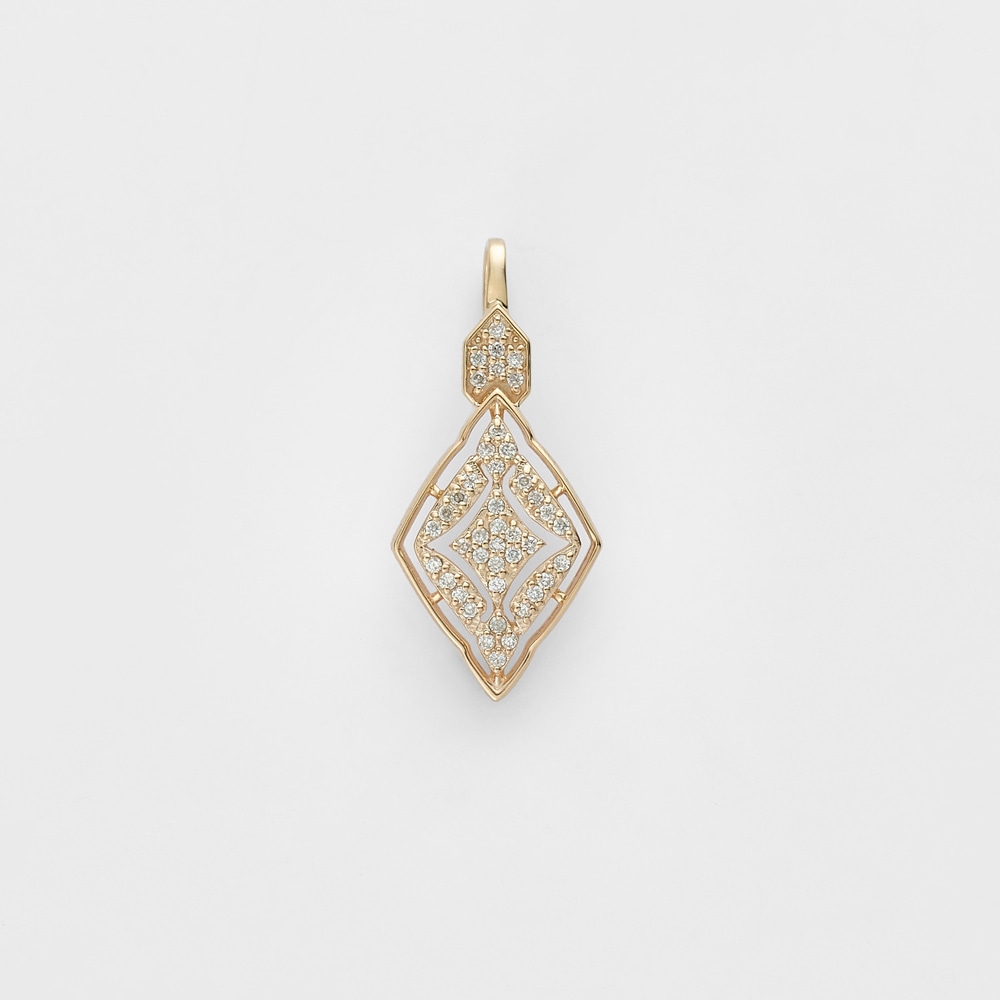 K10ダイヤモンドチャーム（0.08ct ）｜ネックレスチャーム｜アガット