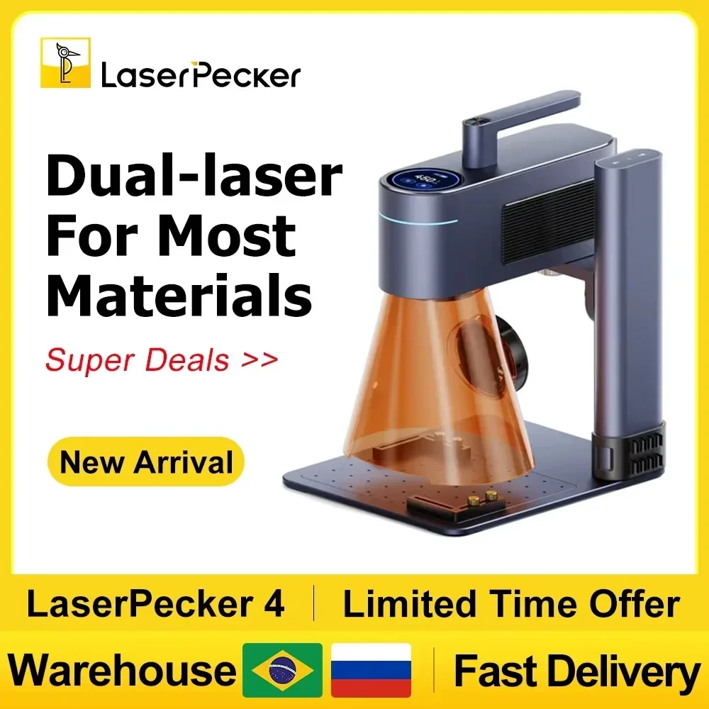 LASERPECKER 4 LP4 レーザー彫刻機すべての材料用デュアルライト