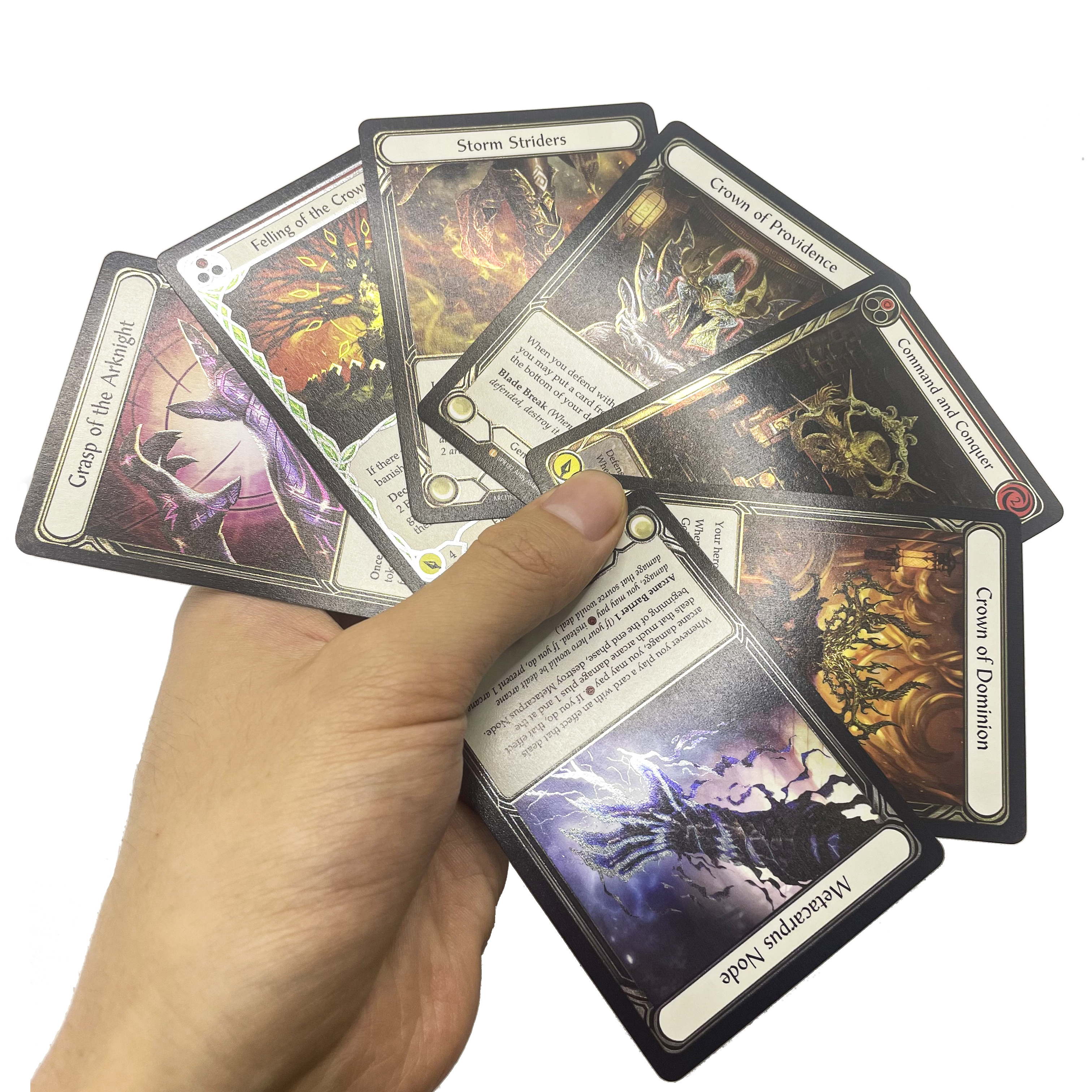 FAB Proxy Card Cold Foil Collection Cards Command and Conquer