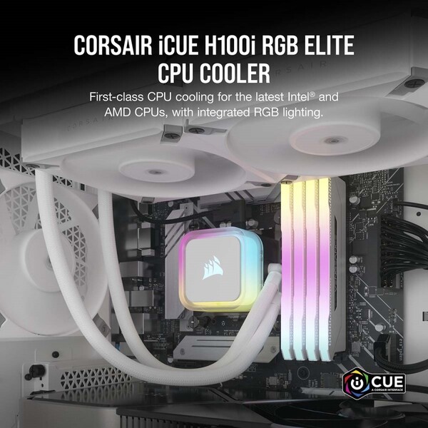 ASCII.jp：CORSAIRがインテル／AMD両対応の白色水冷CPUクーラー発売