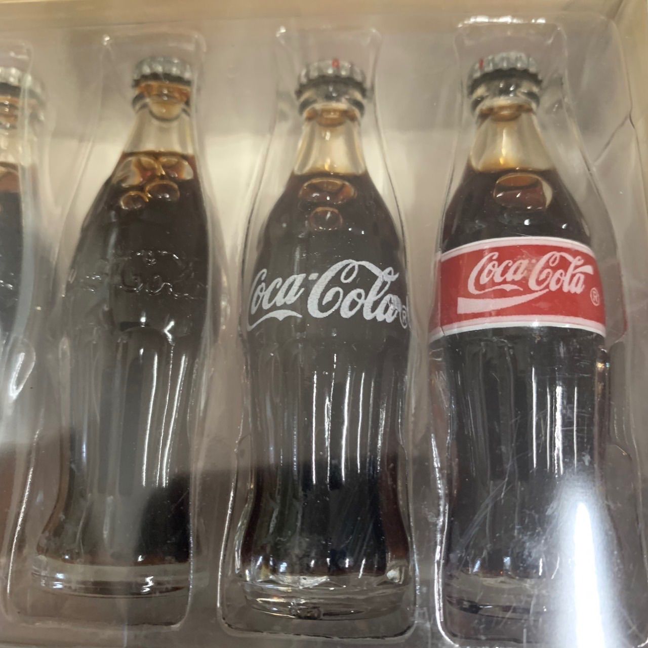 1999年 コカコーラ 100周年 記念 ミニチュア ボトル 6本セット