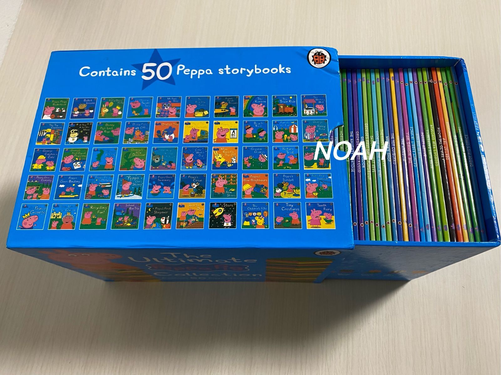 32GBモデルMaiyaPen付お得セット】Peppa Pig ペッパピッグ 50冊 青箱