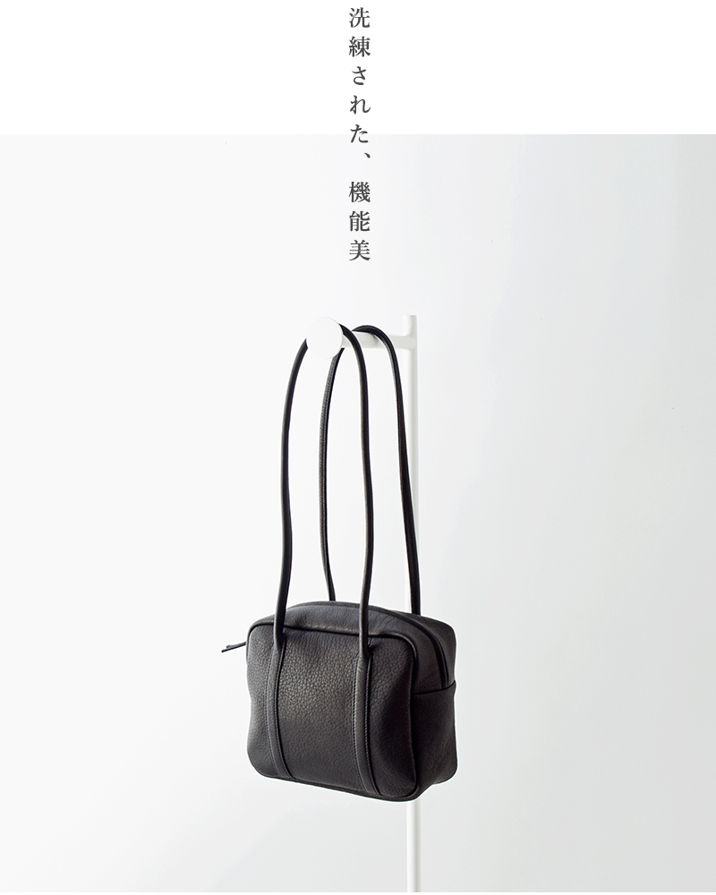 Aeta アエタ DA107 SQUARE BOSTON Long handle S ディアレザー