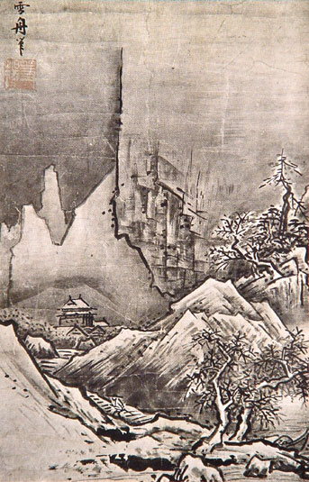 日本画：雪舟模写 | 幼児から大人まで！川崎市中原区の絵画教室