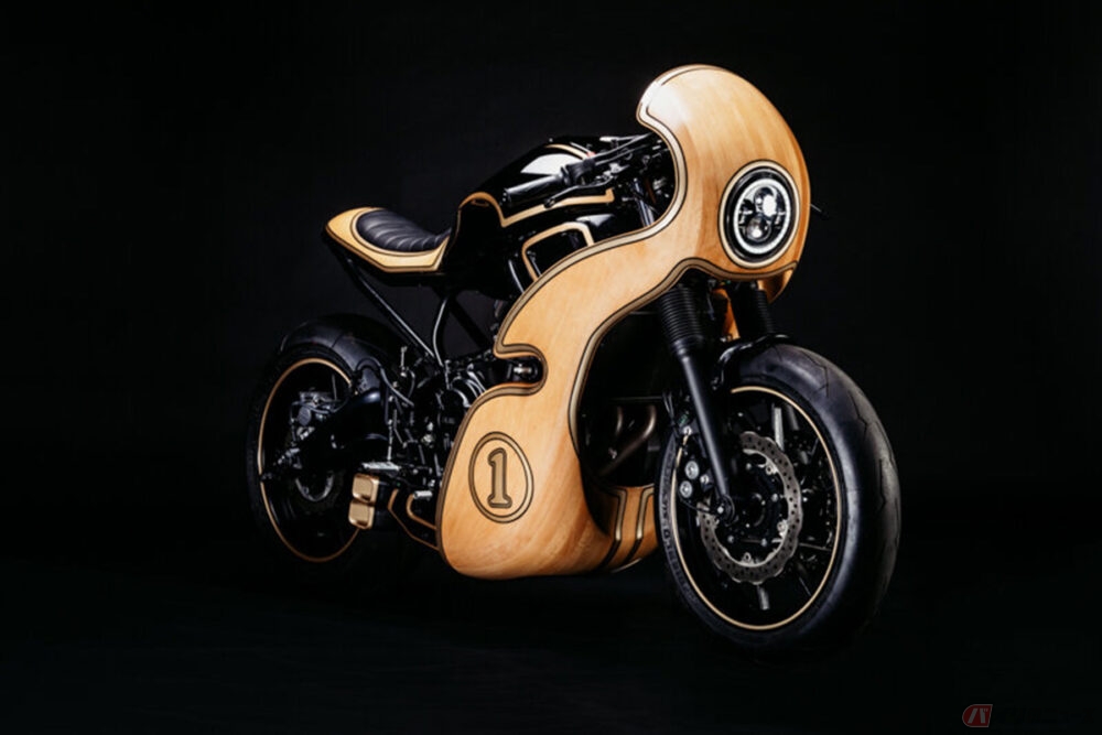 木製カウルのヤマハ「XSR700」カスタム GeorgeWoodmanが手掛けた