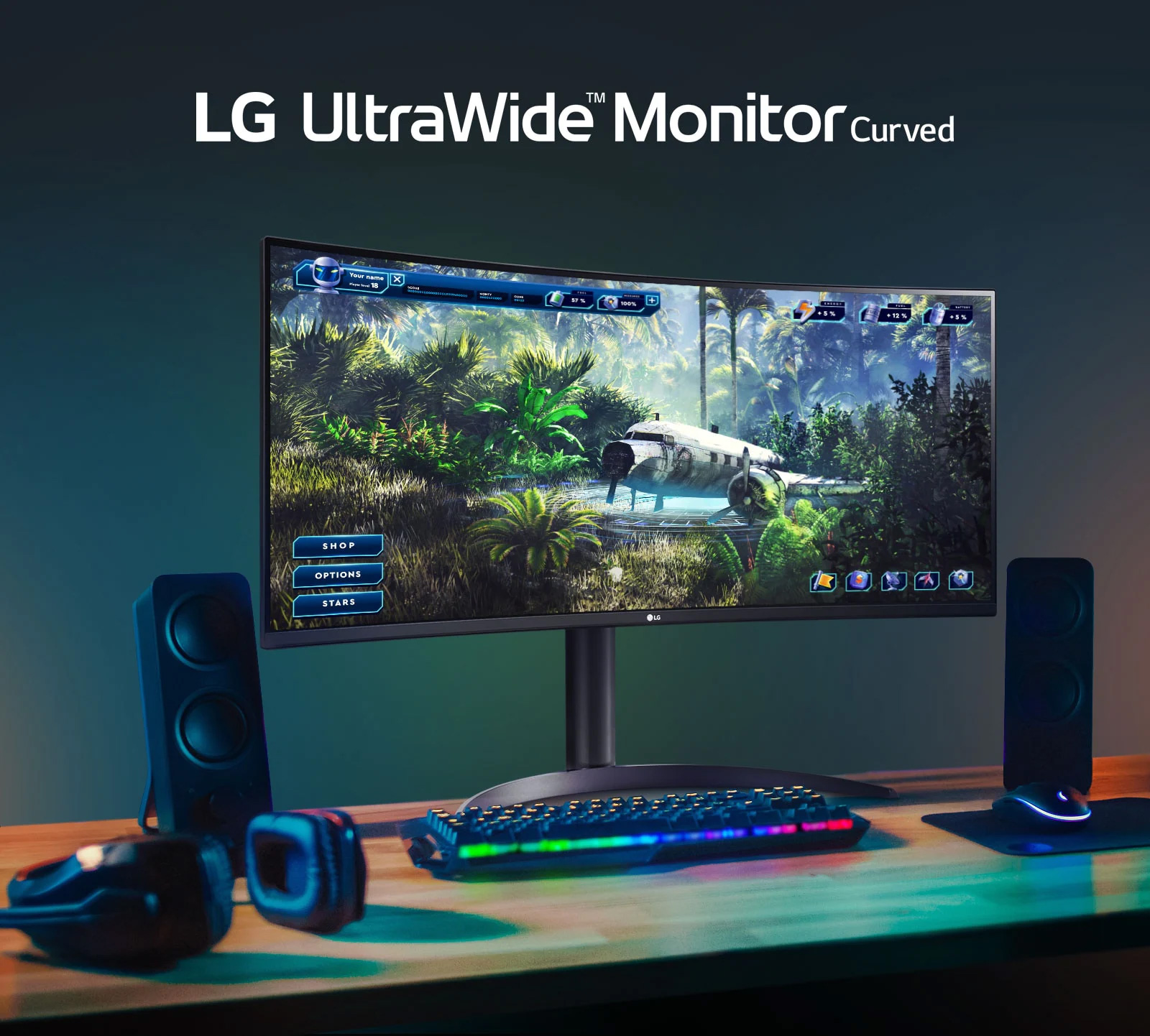 販売終了】LG 液晶ディスプレイ 34型 曲面ウルトラワイドモニター