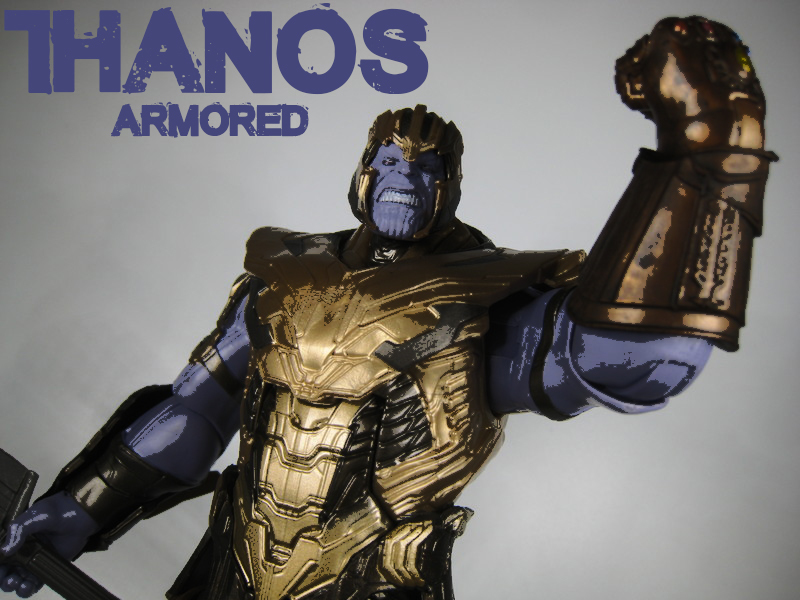 hasbro MARVEL LEGENDS build figure ARMORED THANOS - マーベル