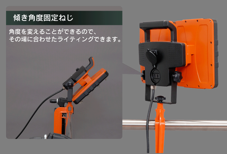 アイリスオーヤマ) LEDクランプライト7500ルーメン投光器買ってみたわ