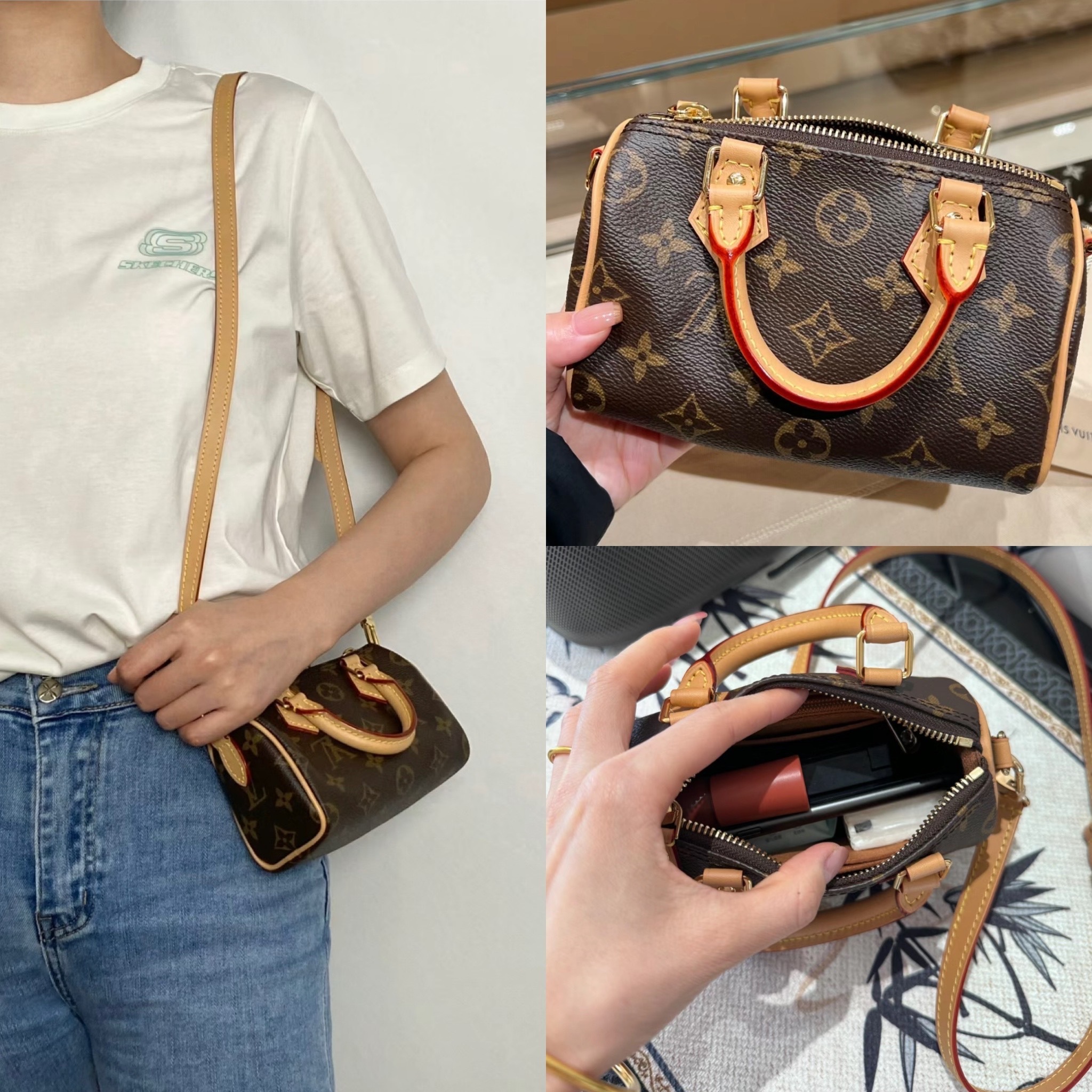 ミニミニサイズだけど優秀Louis Vuitton ナノ・スピーディバック