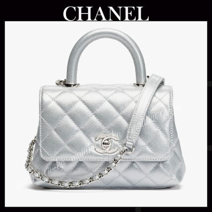 ココハンドル シルバー（銀色）系 CHANEL(シャネル) バッグ・カバン
