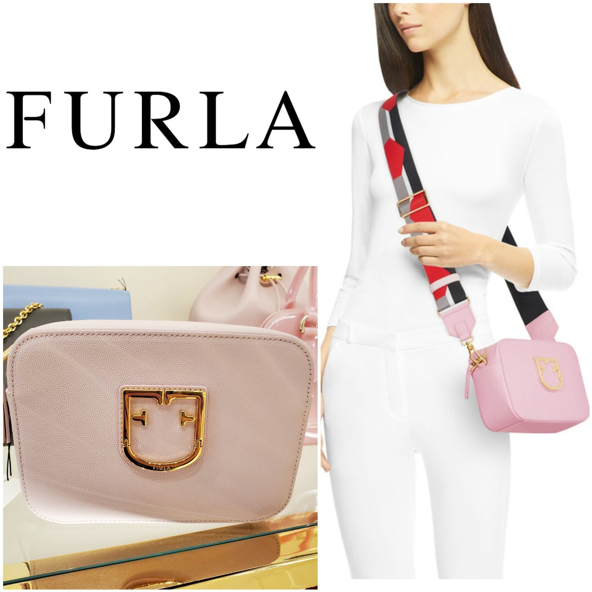 FURLA BRAVA MINI CROSSBODY ベルトストラップ♪ (FURLA/ショルダー