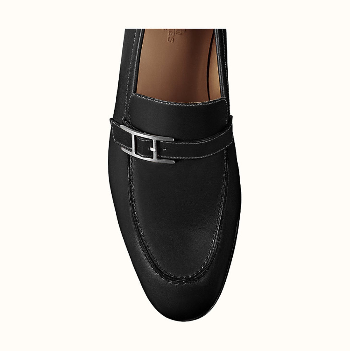 メンズ☆》エルメスモカシン Monterey Hバックル ビジネス革靴 (HERMES