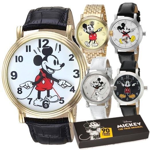 全6種 ミッキーマウス 腕時計 ディズニー正規販売品 関税送料込