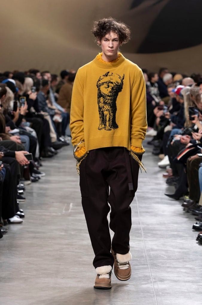 国内発【sacai】WHERE THE WILD THINGS ARE Wool Knit Pullover (sacai