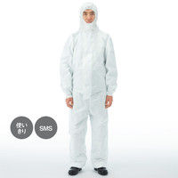防護服】 デュポン Tyvek タイベック(R)ソフトウェア3型 XXL 白 1